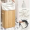 Foldable Bamboo Laundry Storage Basket Large Capacity Organizer For Bedroom Bathroom 3
