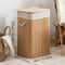 Foldable Bamboo Laundry Storage Basket Large Capacity Organizer For Bedroom Bathroom 6