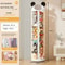 Cartoon Transparent Toy Storage Bucket With Lid Cute Plush Doll Organizer Tube 8
