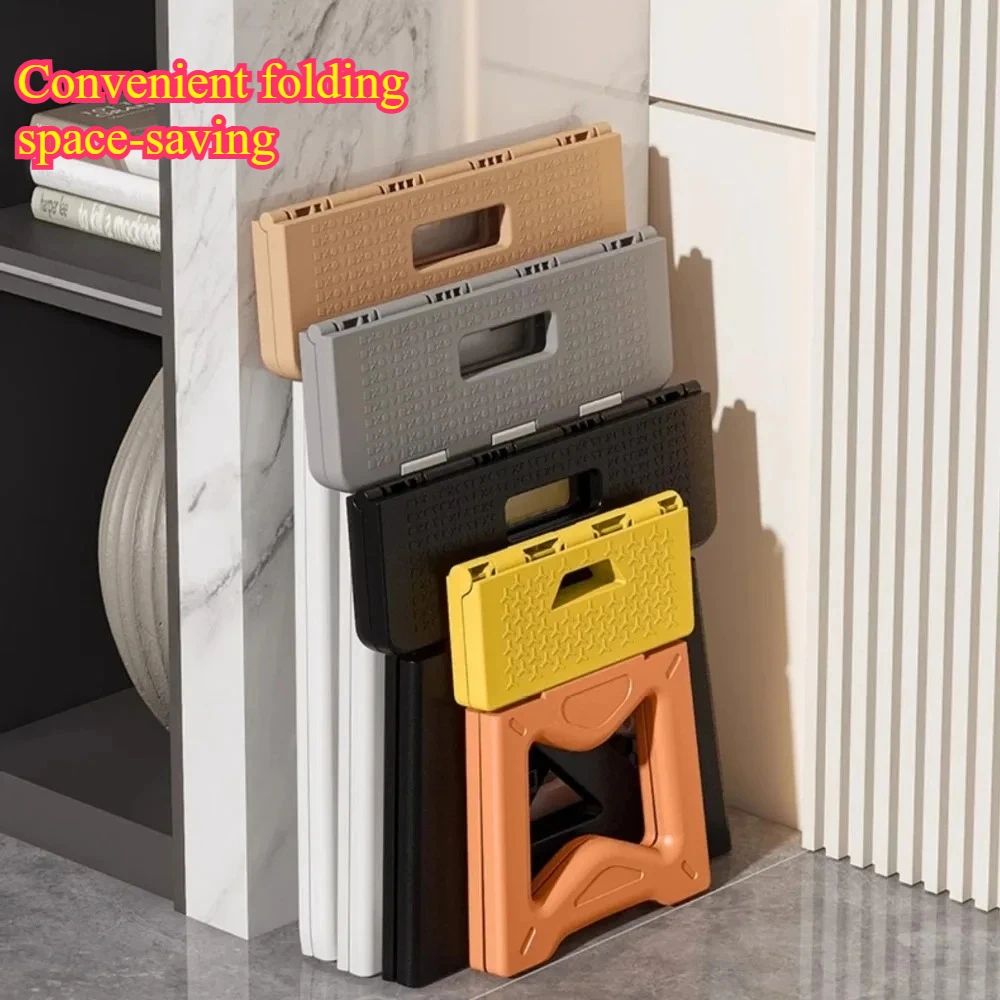 Portable Plastic Folding Stool AntiSlip Outdoor Camping Fishing Chair 2