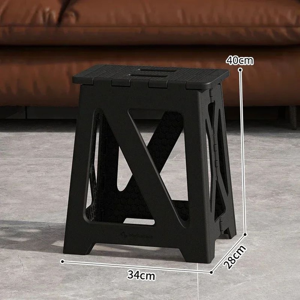 Portable Plastic Folding Stool AntiSlip Outdoor Camping Fishing Chair 7
