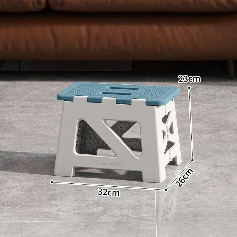 Portable Plastic Folding Stool AntiSlip Outdoor Camping Fishing Chair 8