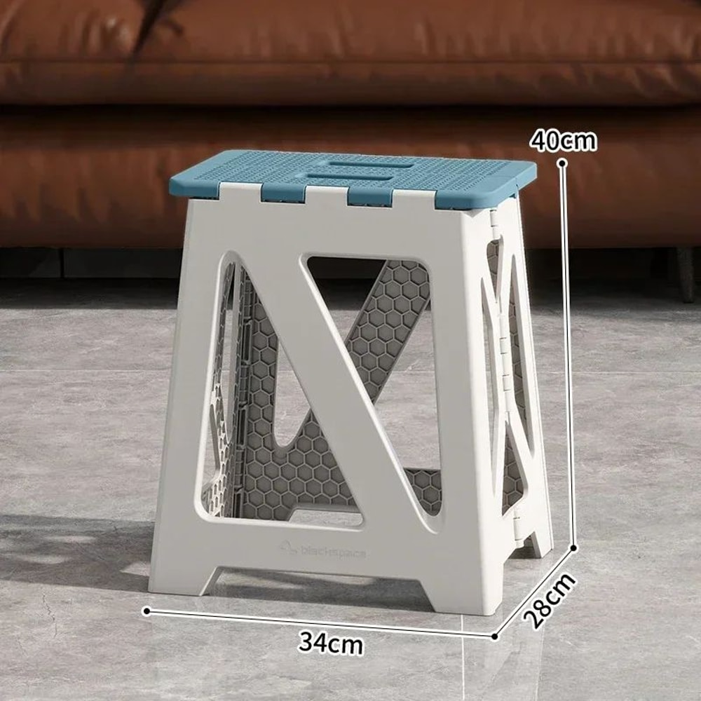 Portable Plastic Folding Stool AntiSlip Outdoor Camping Fishing Chair 9