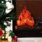 3D Halloween Cardboard Bonfire Centerpiece Artificial Fire Fake Flame Decoration 1