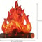3D Halloween Cardboard Bonfire Centerpiece Artificial Fire Fake Flame Decoration 2