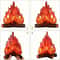 3D Halloween Cardboard Bonfire Centerpiece Artificial Fire Fake Flame Decoration 4