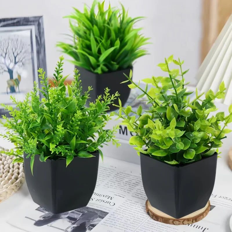 Lifelike Artificial Green Plants Decorative Faux Greenery For Home Office Event Styling 4