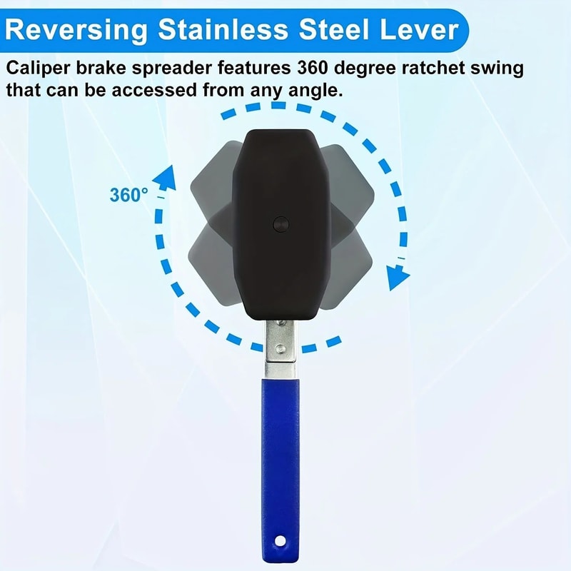 Steel Ratchet Brake Caliper Piston Spreader Tool Single Twin Quad Disc Brake Pad Separator 3
