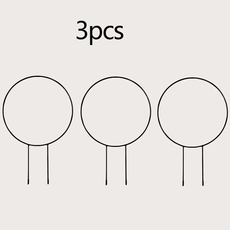 Black Iron Garden Trellis Rustproof Climbing Plant Support For Indoor Outdoor Decor 8