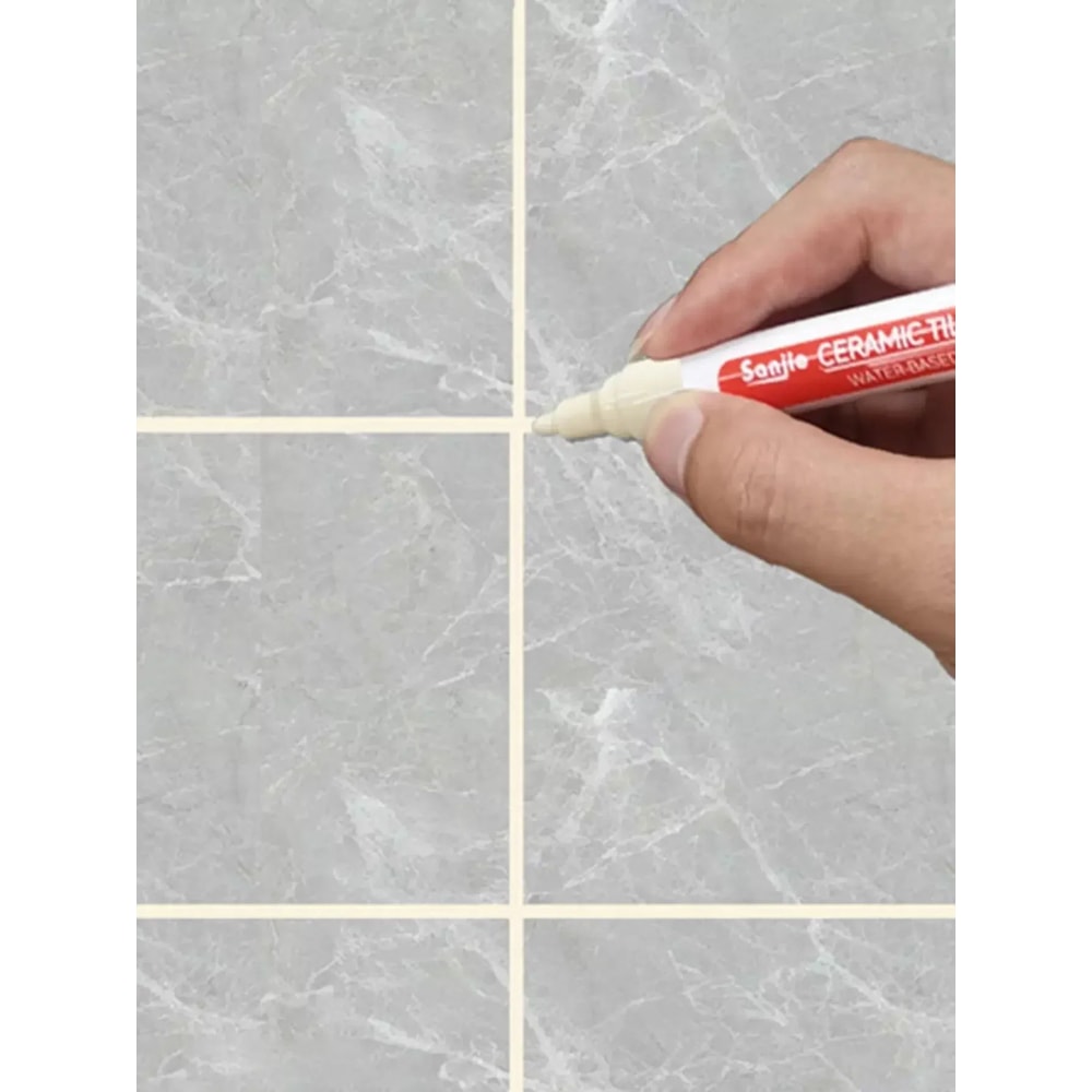 Waterproof Tile Grout Repair Pen AntiMildew Ceramic Gap Whitening Marker 6