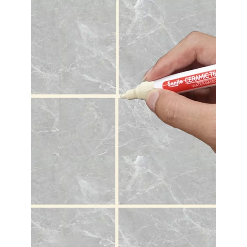 Waterproof Tile Grout Repair Pen AntiMildew Ceramic Gap Whitening Marker 6