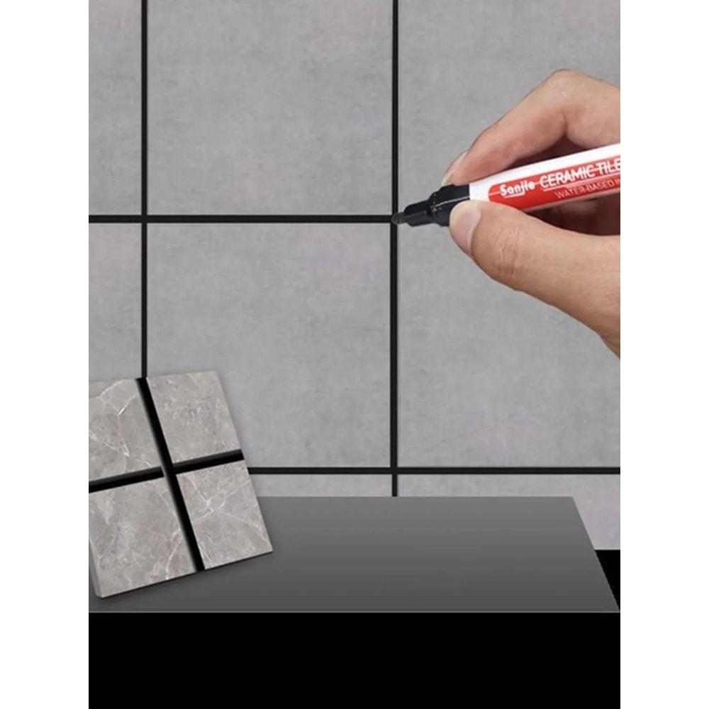 Waterproof Tile Grout Repair Pen AntiMildew Ceramic Gap Whitening Marker 7