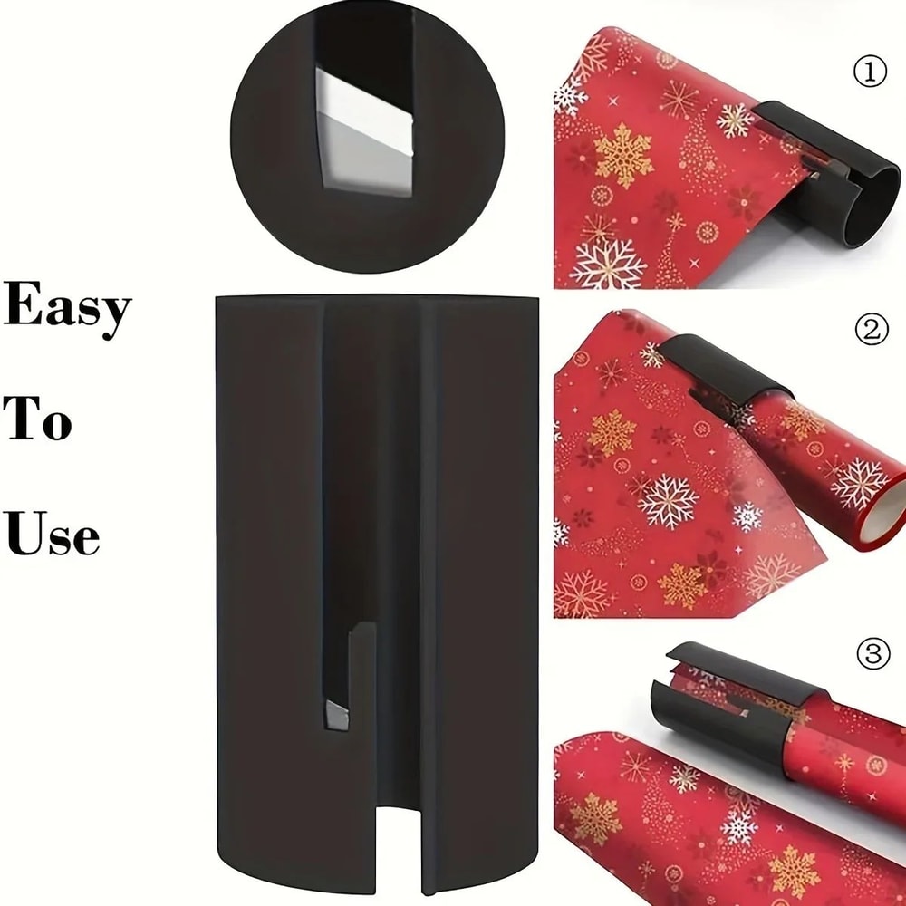 Portable Mini Wrapping Paper Cutter Christmas Gift Wrap Cutting Tool 3
