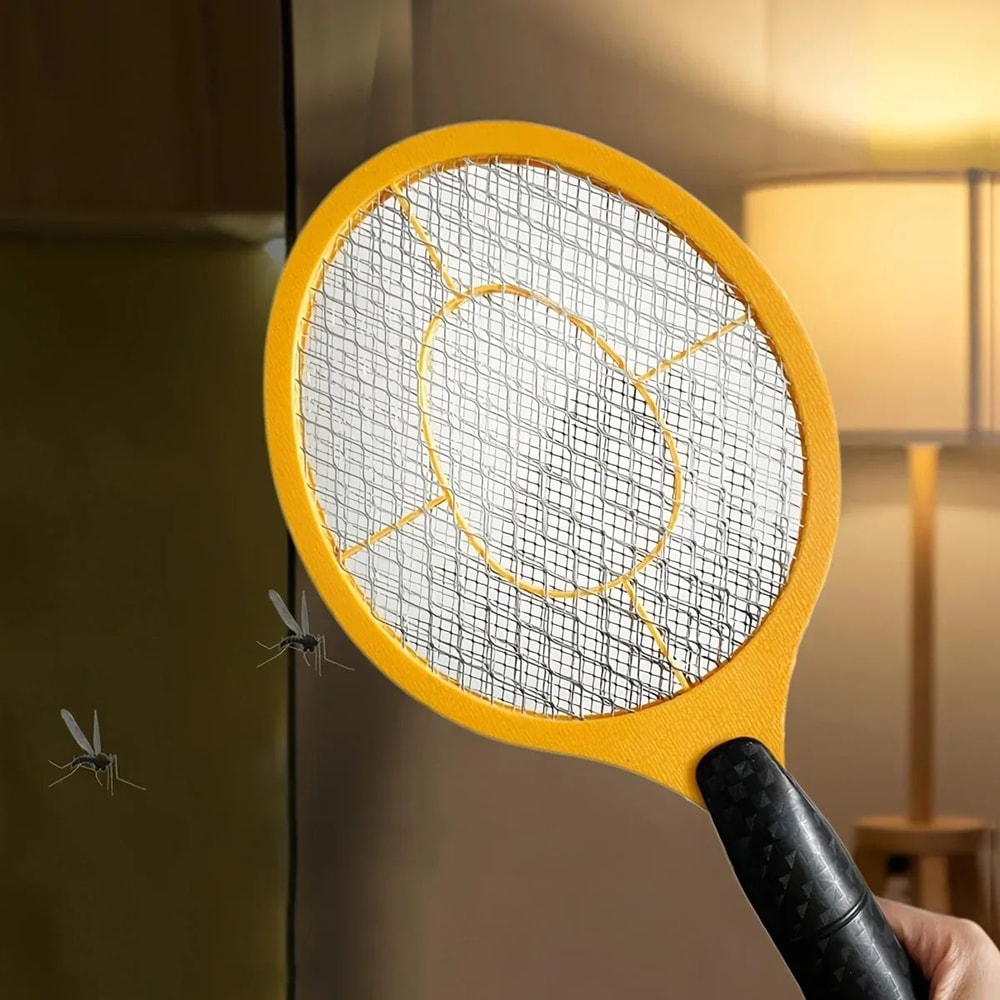 Lightweight Electric Mosquito Swatter Compact HighEfficiency Bug Zapper Racket 4