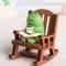 Cute Frog Rocker Chair Figurine Japanese Healing Desktop Car Dashboard Decoration 2