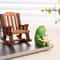 Cute Frog Rocker Chair Figurine Japanese Healing Desktop Car Dashboard Decoration 4