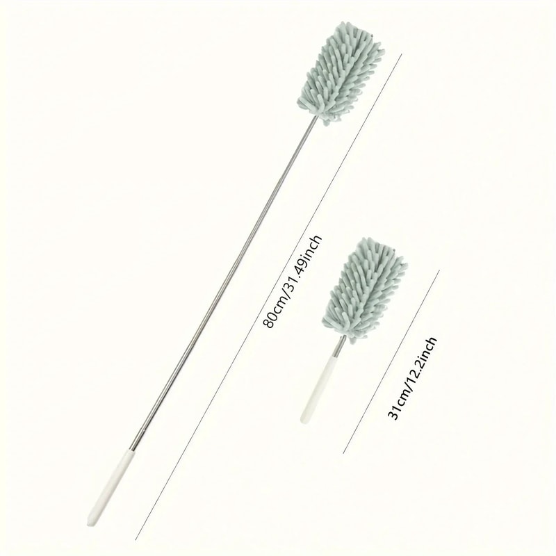 Mini Telescopic Chenille Duster Washable Extendable LintFree Cleaning Tool 4