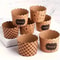 HeatResistant Kraft Paper Muffin Cups 50 Pcs Premium Baking Serving Liners 3