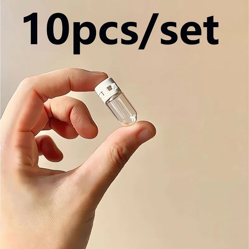 10Pcs Clear LeakProof Travel Bottles FlipTop Makeup Remover Lotion Dispensers 6