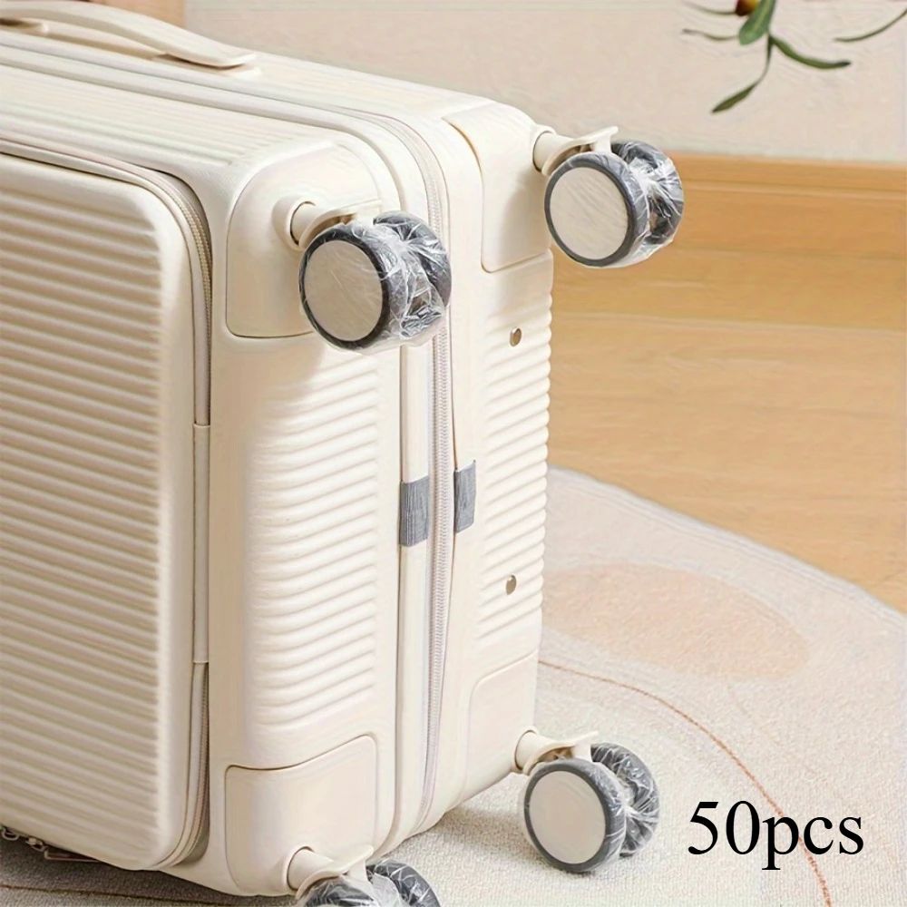 Disposable Suitcase Wheel Covers Dustproof Trolley Luggage Protectors 6