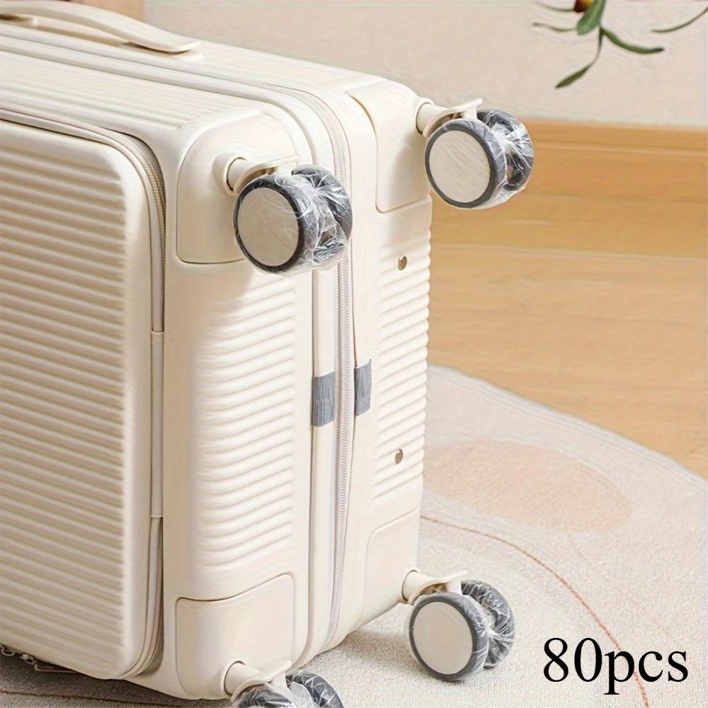 Disposable Suitcase Wheel Covers Dustproof Trolley Luggage Protectors 7