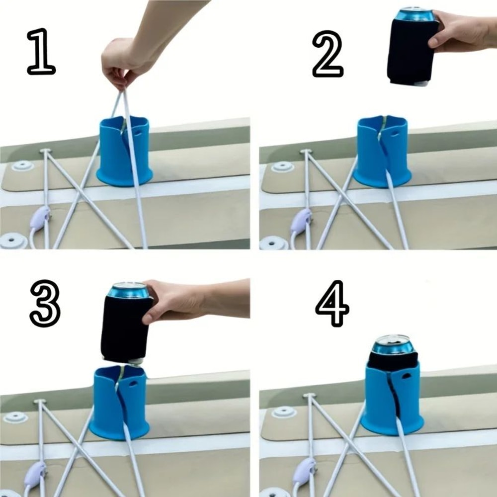 AquaGrip Pro Kayak Cup Holder TipResistant Paddle Board Kayak Drink Holder Accessory 4