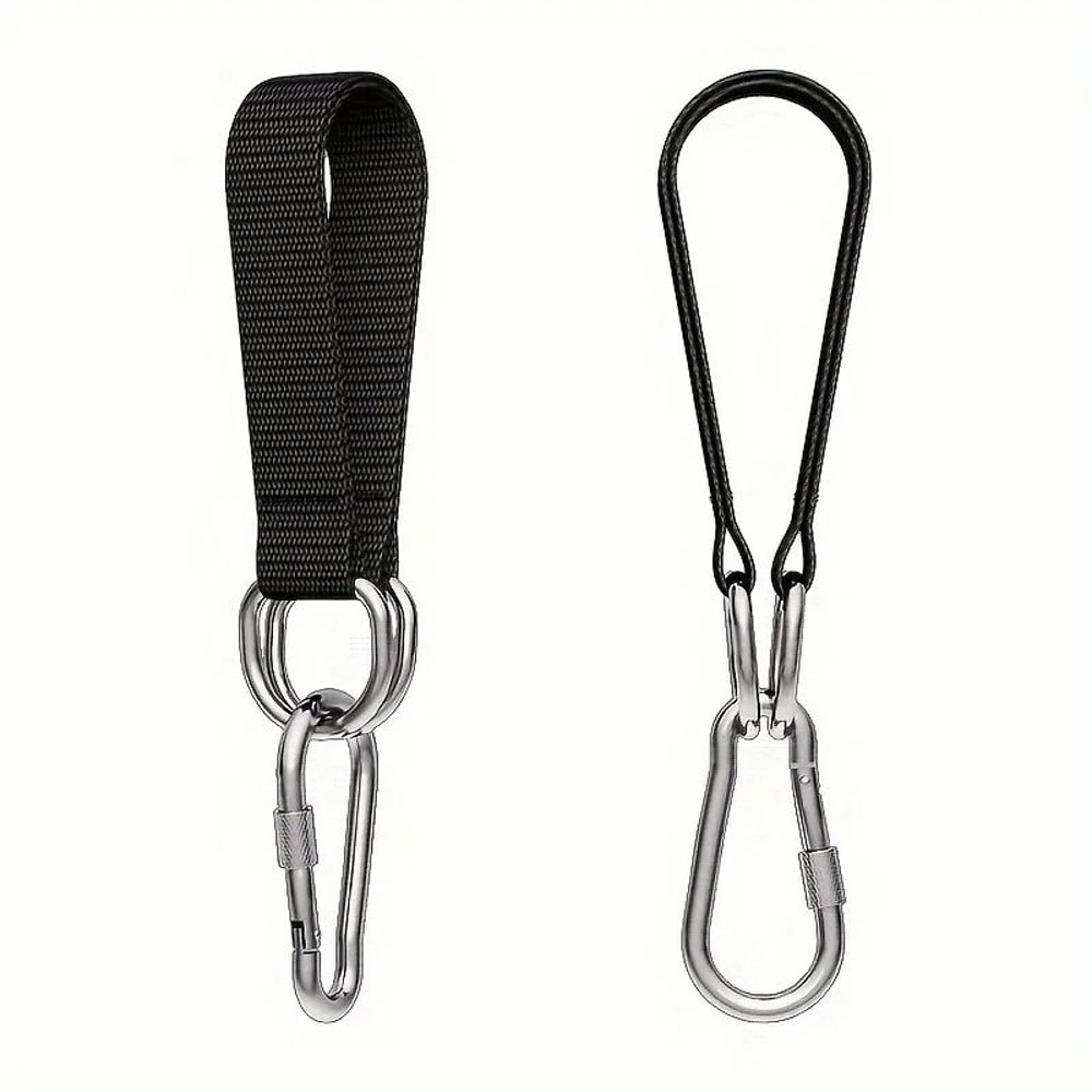 HeavyDuty Hammock Hanging Belt Straps With Steel Alloy Hooks Adjustable Outdoor Camping Swing Susp 2