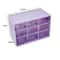 Dustproof MultiGrid Desktop Drawer Organizer Box Portable Jewelry Cosmetics Storage Case 10