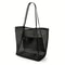 Womens Large Capacity Beach Tote Bag Durable Polyester Woven OpenTop Travel Shopping Shoulder Bag 7