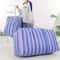 476Gal Extra Large Car Travel Storage Duffel Bag Thickened Blue White Nylon Portable Moving Organ 1