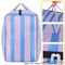 476Gal Extra Large Car Travel Storage Duffel Bag Thickened Blue White Nylon Portable Moving Organ 3