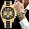 Luxury Roma Dial Mens Quartz Watch 42mm Business Stainless Style Wristwatch 0