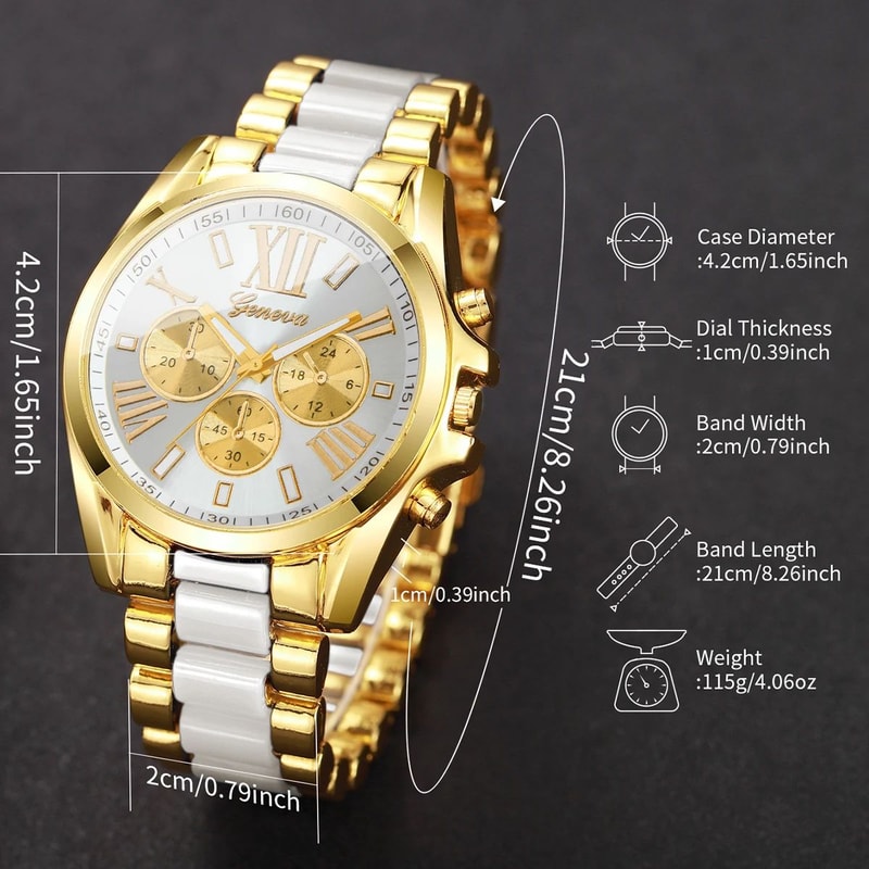 Luxury Roma Dial Mens Quartz Watch 42mm Business Stainless Style Wristwatch 5