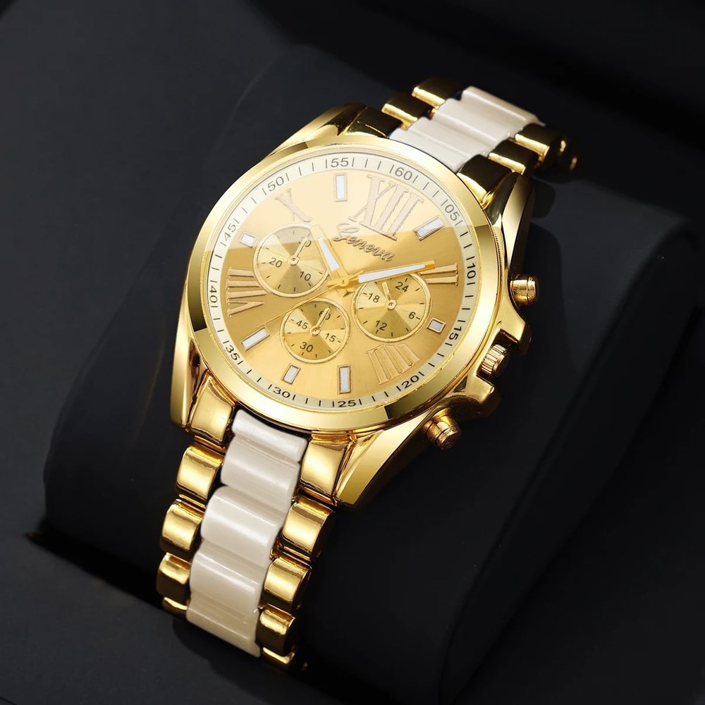 Luxury Roma Dial Mens Quartz Watch 42mm Business Stainless Style Wristwatch 6