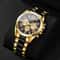 Luxury Roma Dial Mens Quartz Watch 42mm Business Stainless Style Wristwatch 7