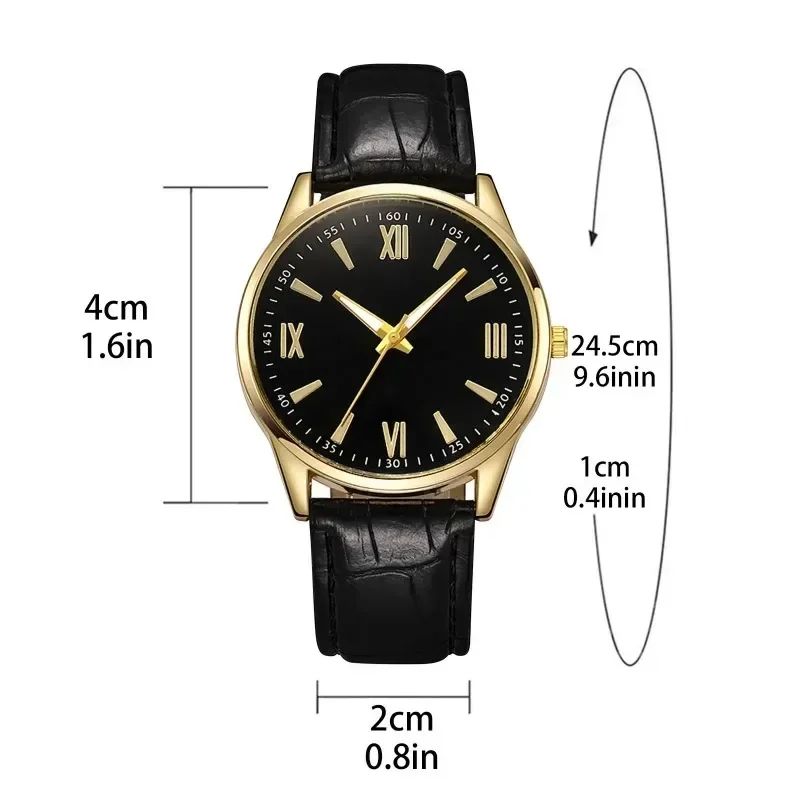 Luxury Minimalist Mens Quartz Watch Ultra Thin 40mm Business Leather Band Wristwatch 5