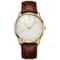 Luxury Minimalist Mens Quartz Watch Ultra Thin 40mm Business Leather Band Wristwatch 8