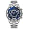 TVK Luxury Classic Business Mens Quartz Watch Large Dial Blue Light ThreeEye Stainless Steel Wrist 3