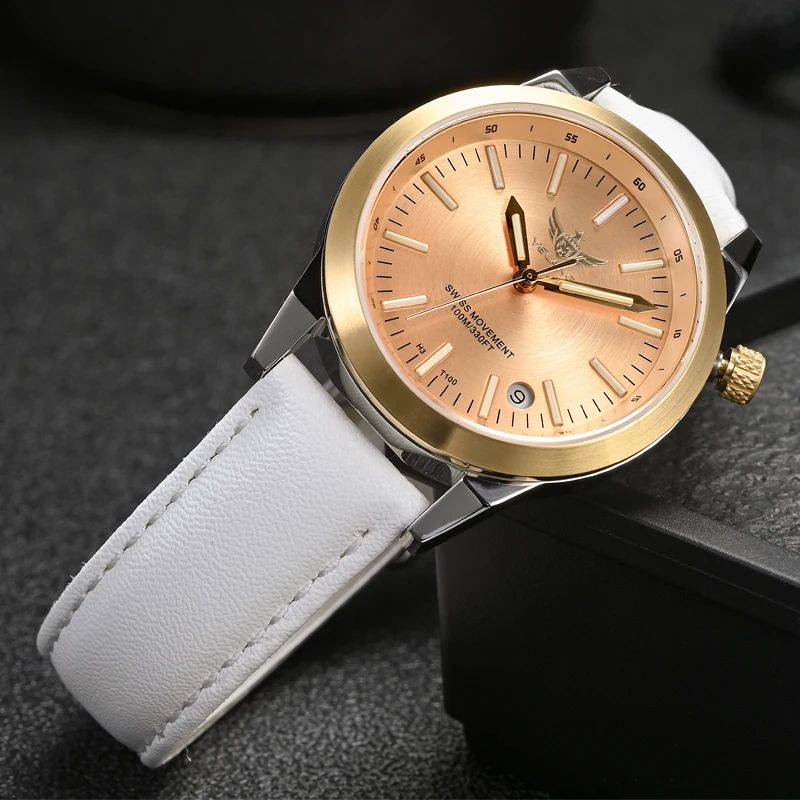 YELANG V1010 36MM Luxury Womens Sapphire Watch 10Bar Waterproof Swiss Quartz Stainless Steel Timep 2