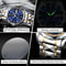 POEDAGAR 615 Luxury Waterproof Stainless Steel Mens Quartz Watch With Luminous Date Week Display 3