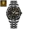 POEDAGAR 615 Luxury Waterproof Stainless Steel Mens Quartz Watch With Luminous Date Week Display 12