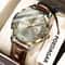 POEDAGAR 978 Luxury Business Mens Leather Quartz Watch With Luminous Date Week Display 12