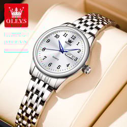 olevs elegance waterproof stainless steel women's quartz watch