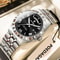 POEDAGAR 675 Luxury Stainless Steel Mens Quartz Watch With Luminous Week Date Display 8