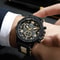 Refined Sport Luxe Silicone Quartz Watch With Faux ThreeEye Dial Design 6