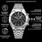 BINBOND B0161 Luxury Stainless Steel Mens Quartz Watch With Luminous Date Chronograph 2