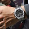 BINBOND B0161 Luxury Stainless Steel Mens Quartz Watch With Luminous Date Chronograph 5