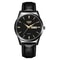 LIGE Executive Waterproof Mens Leather Quartz Watch With Luminous Date Week Display 10
