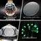 OLEVS 3610 Luxury Waterproof Stainless Steel Mens Quartz Watch With Luminous Calendar 4