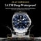 POEDAGAR Luxury Waterproof Mens Quartz Watch With Luminous Date Dual Time 3